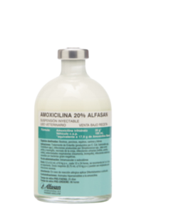 AMOXICILINA 20% L.A. X 100 ML.