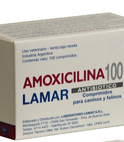 AMOXICILINA 100 MG X 100 CP.