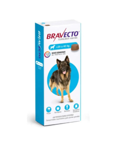 BRAVECTO 20 A 40 KG (1000 MG)