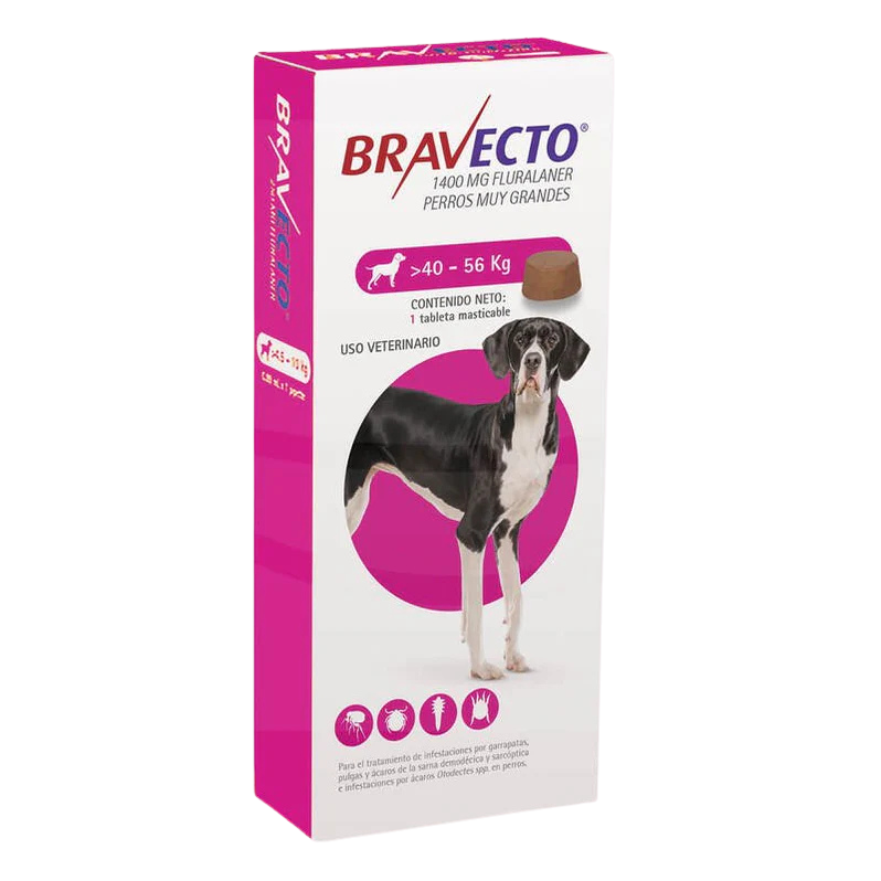 BRAVECTO 40 A 56 KG (1400 MG)