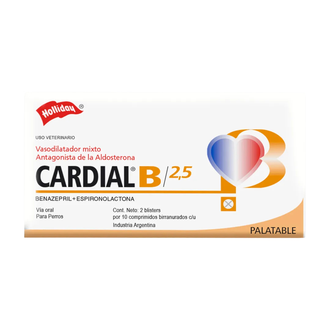 CARDIAL B 2.5 MG X 20 CP.