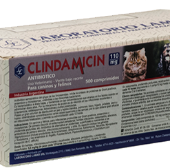 CLINDAMICIN 110 MG X 500 CP.