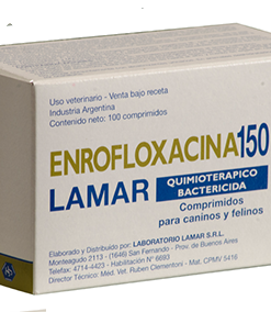 ENROFLOXACINA 150 MG X 100 CP.