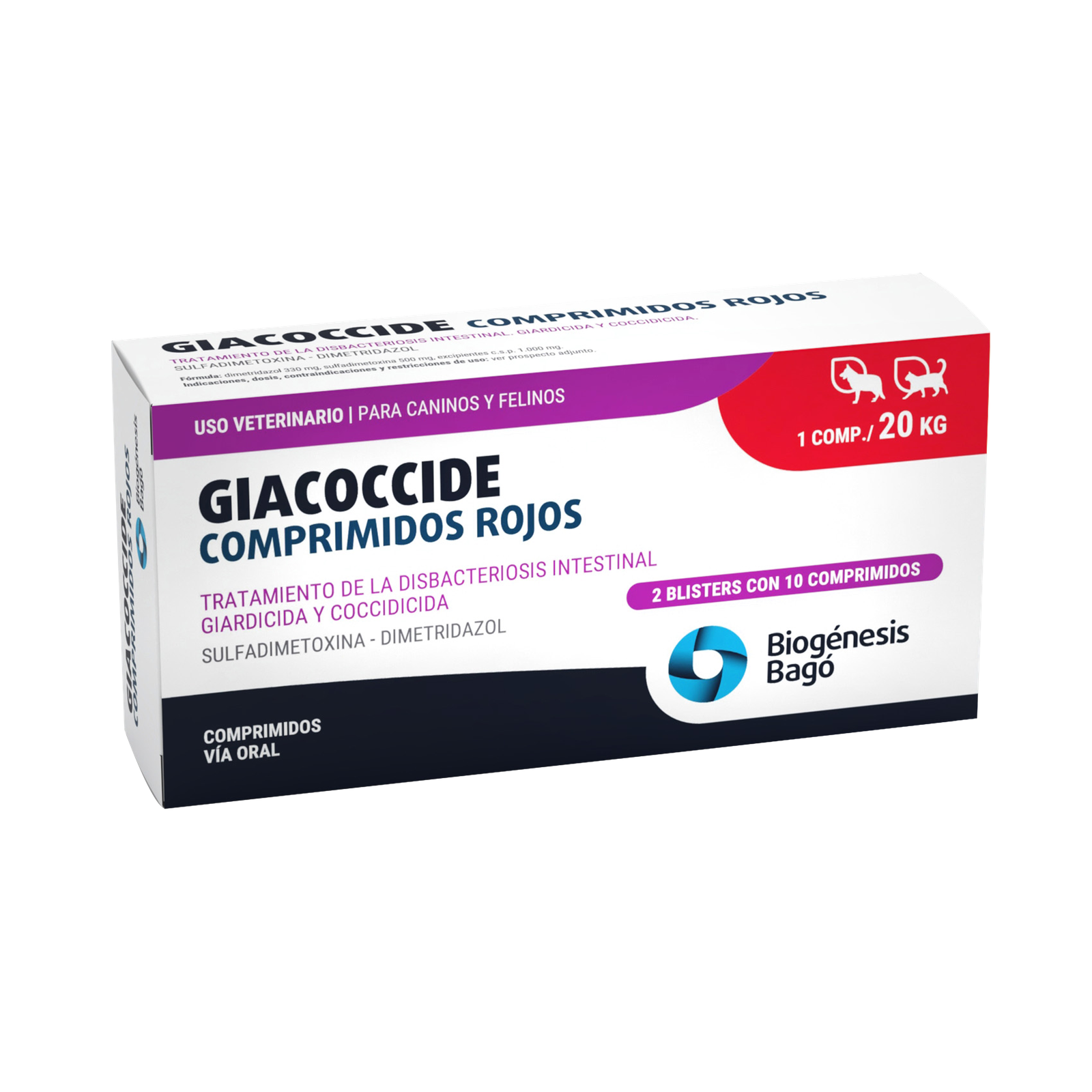 GIACOCCIDE ROJO 20 KG X 20 CP.