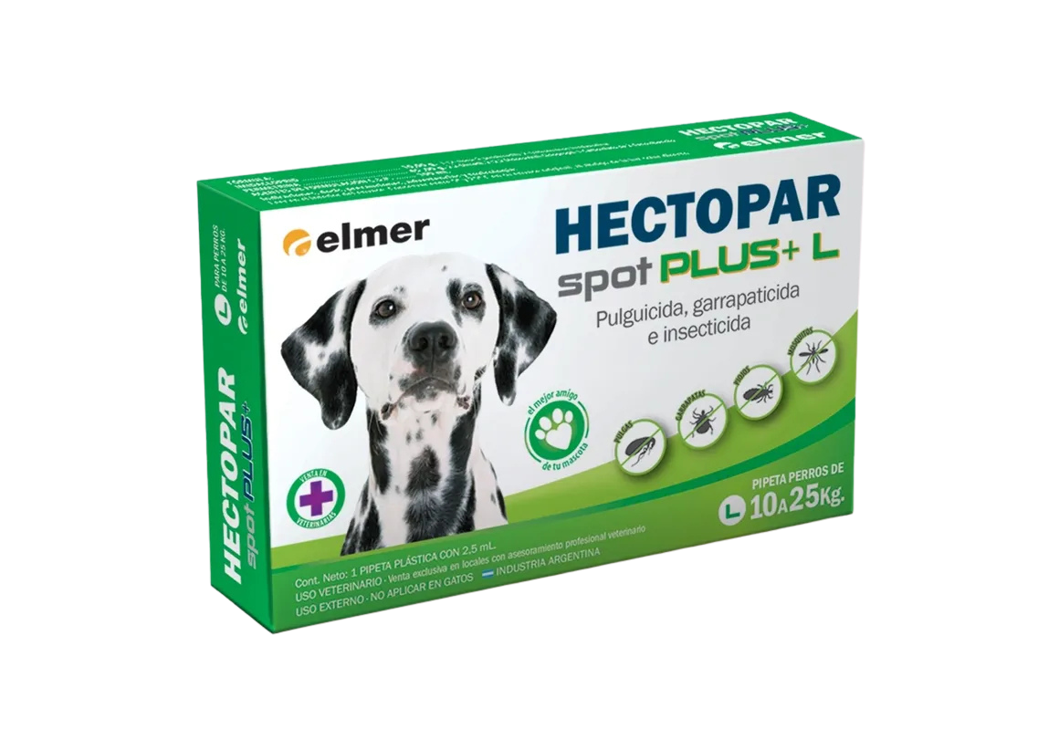 PIPETAS HECTOPAR SPOT PLUS L (2.5 ML) ( 10-25 kg )